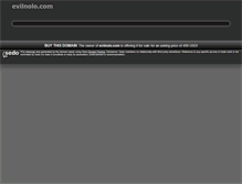 Tablet Screenshot of evilnolo.com
